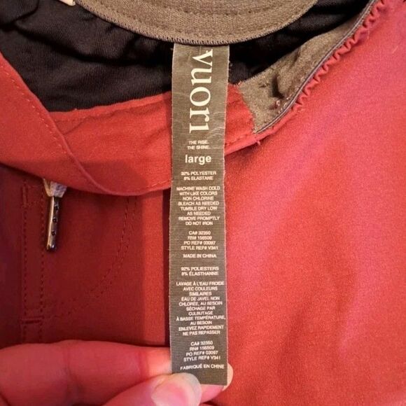 Vuori Trail Short The Rise The Shine Clay Red Men's Athletic Shorts Size Large - Picture 8 of 13